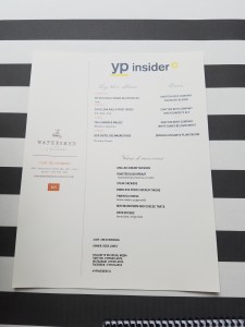 YP Insider Menu