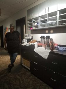 The Chef in Pearls at the Soothing CIPs Office aStation